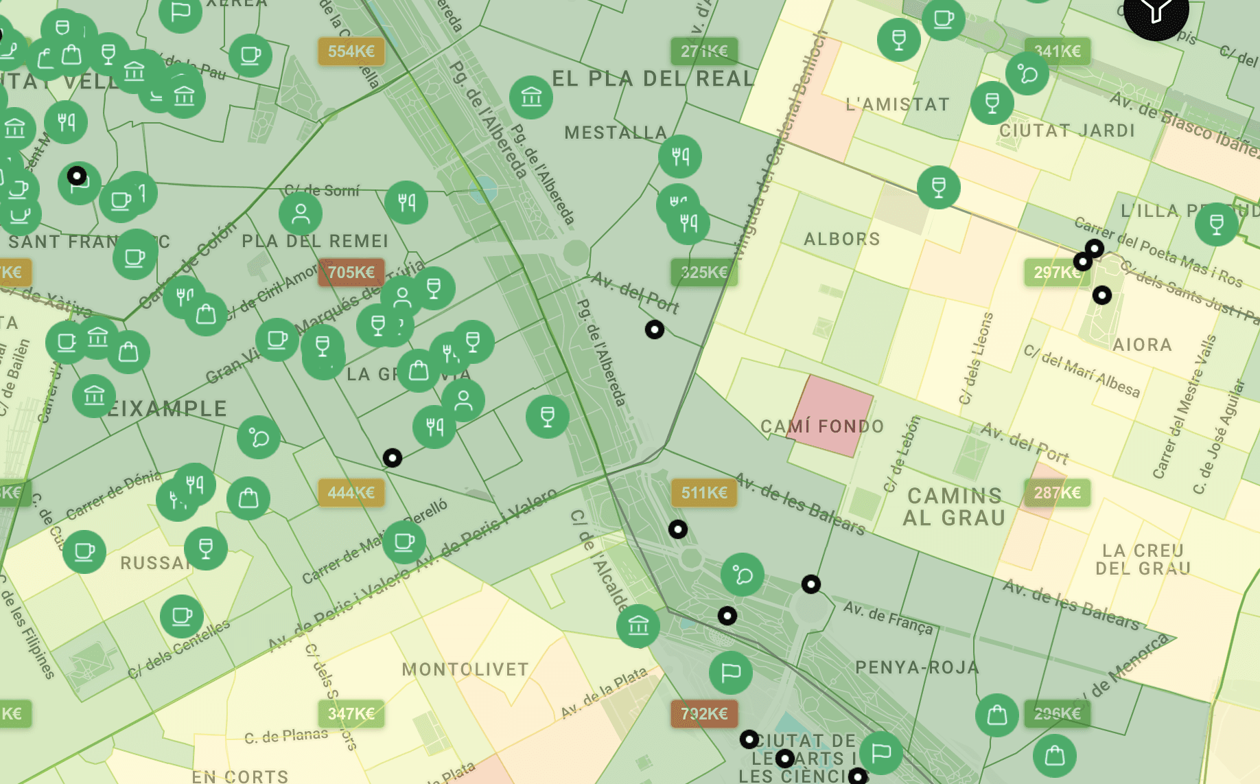 Valencia Interactive Map